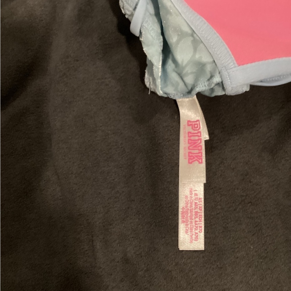 PINK Victoria’s Secret Velvet Bralette in Baby Blue - Picture 4 of 5